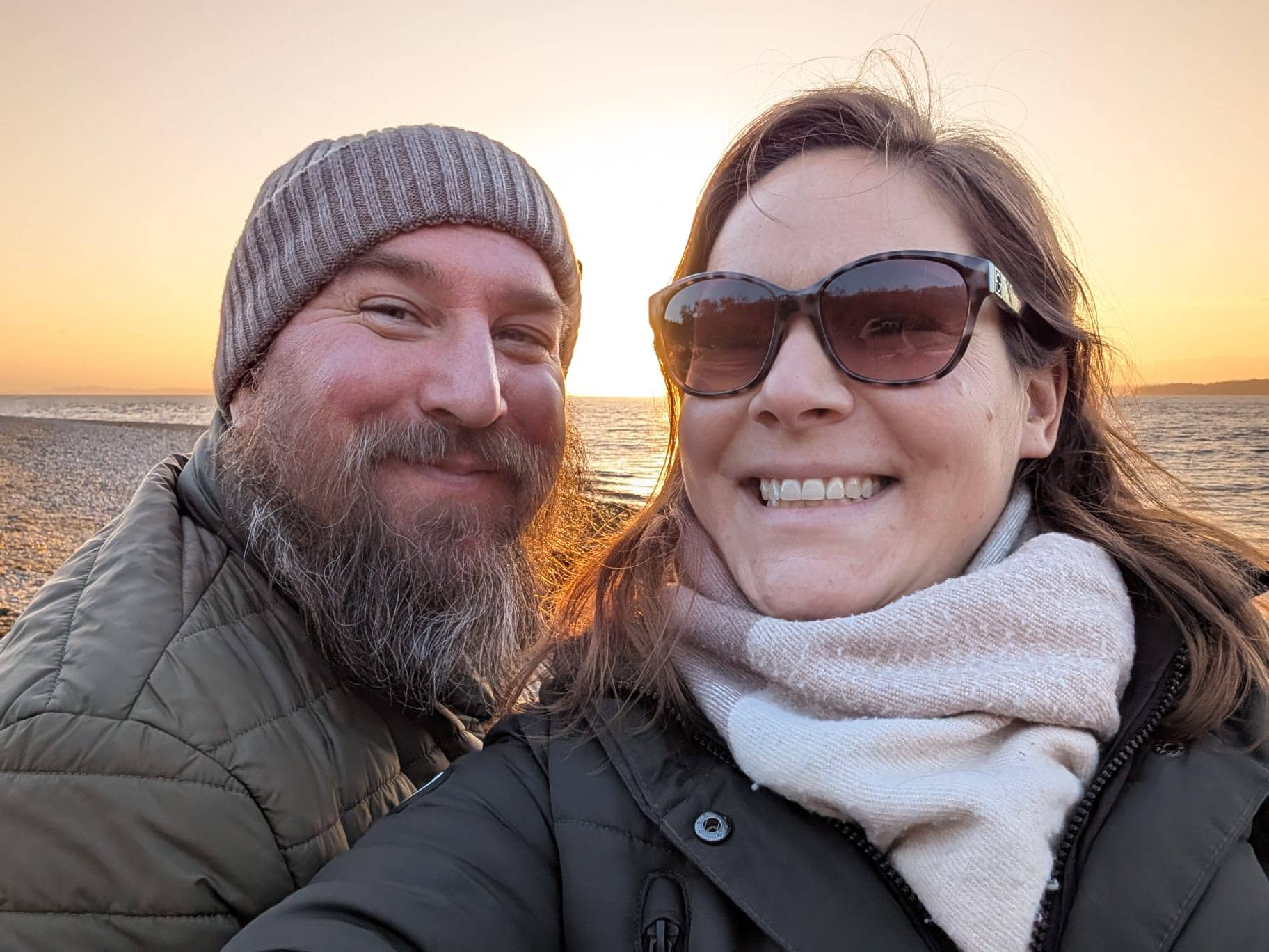 Stefanie with husband