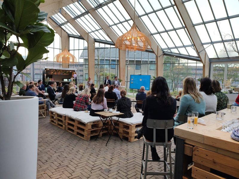Attendees of an educational workshop in the Netherlands